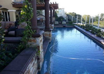 Professional-grade pool building equipment.